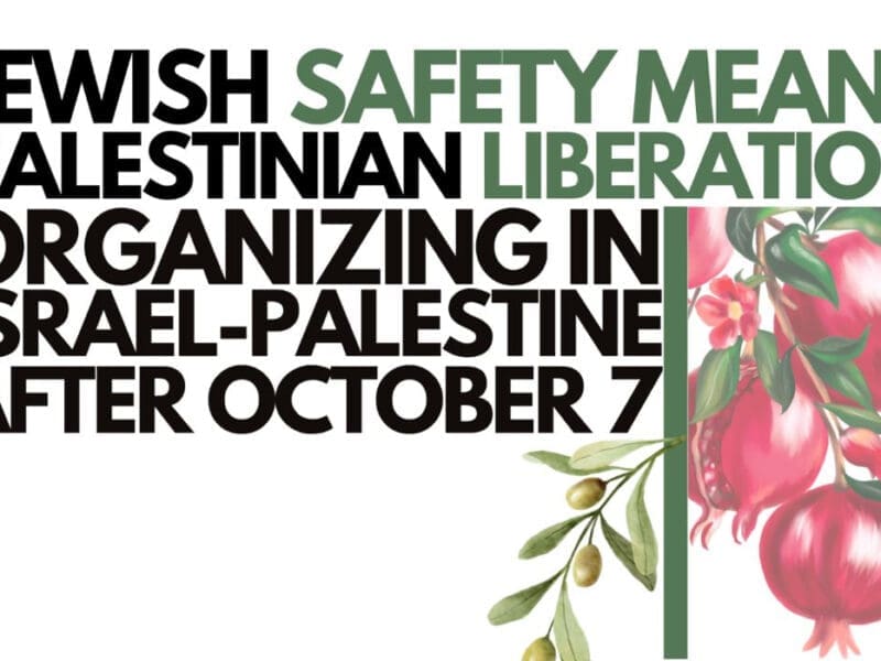 Abandoned Solidarities: Street-Level Politics in Israel-Palestine